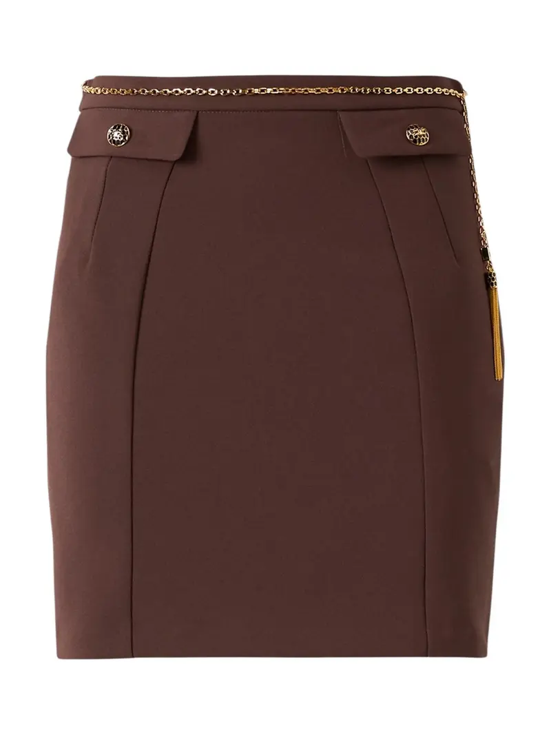 ELISABETTA FRANCHI Gonna Donna  GO14857E2 EA3 COFFEE