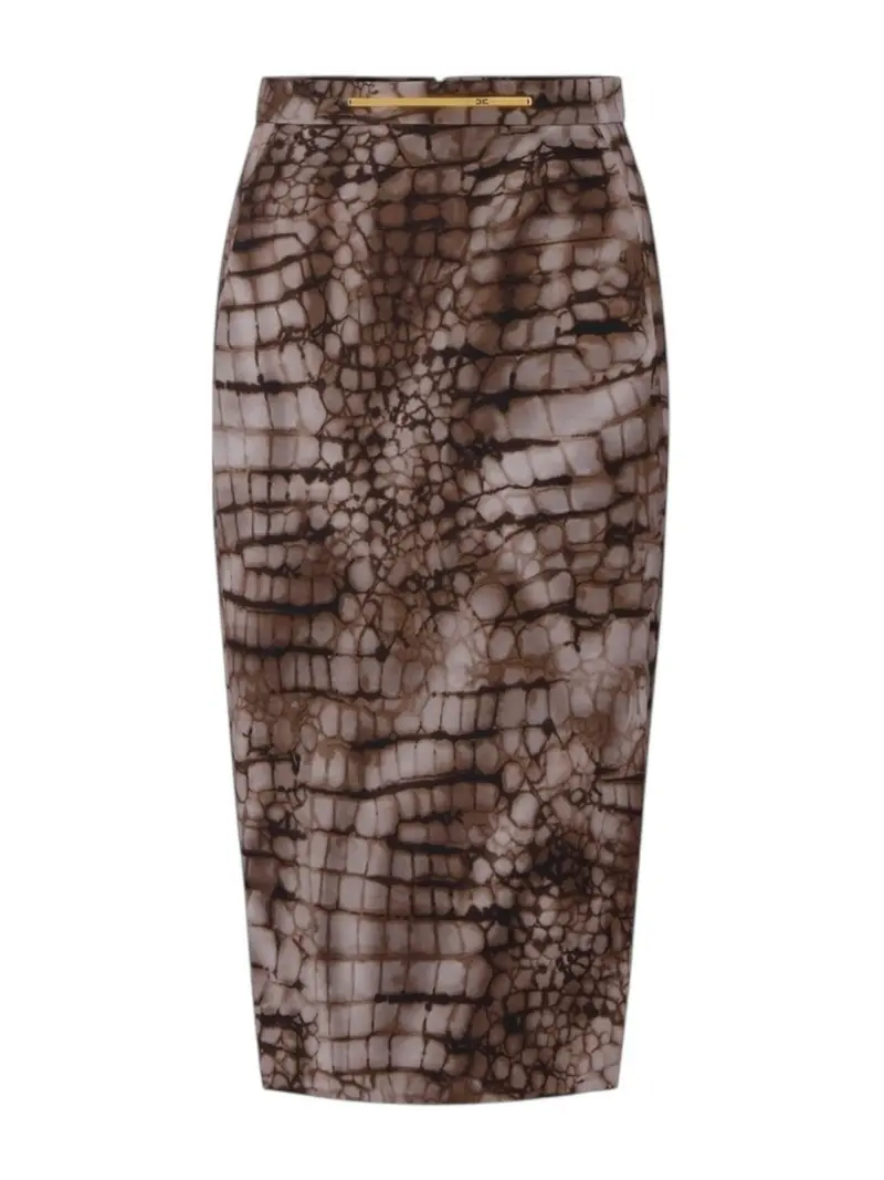 ELISABETTA FRANCHI Gonna Donna GO14961E2 644 CACAO