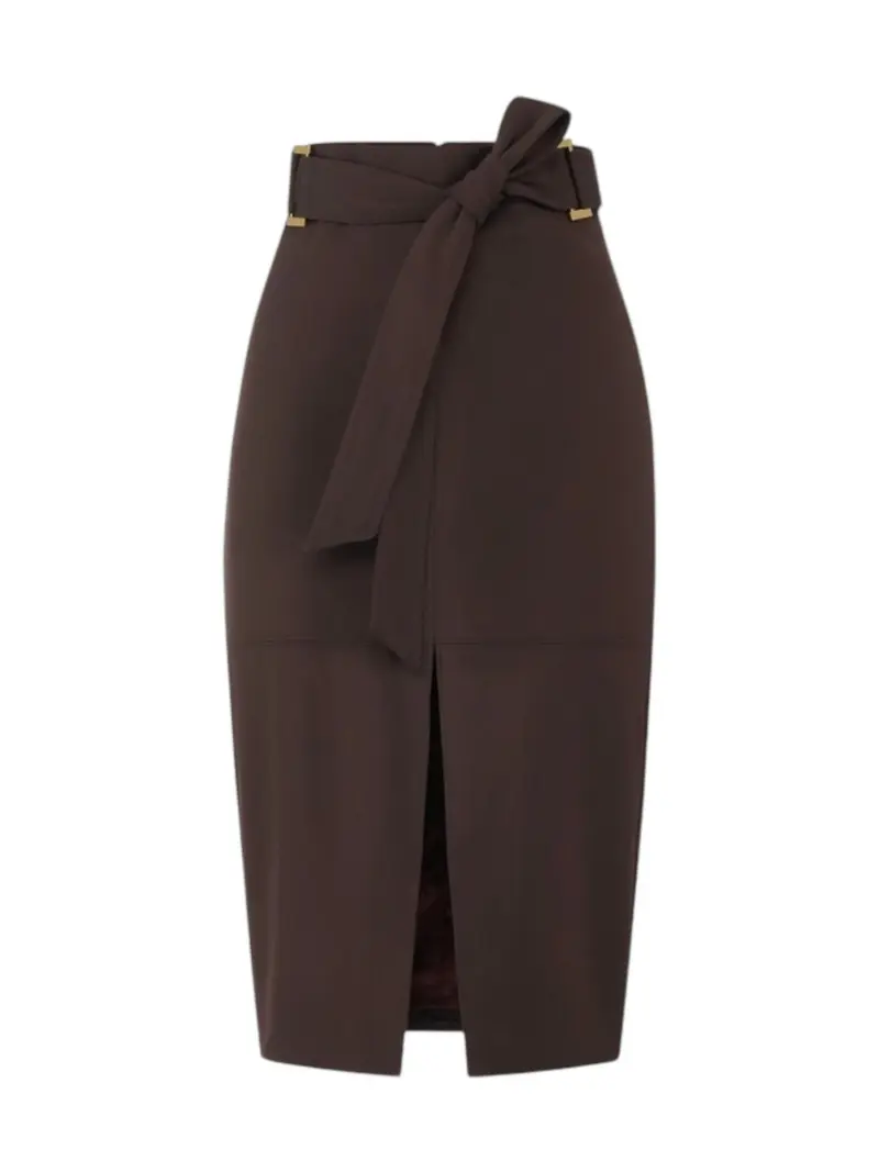 ELISABETTA FRANCHI Gonna Donna  GO17361E2 644 CACAO