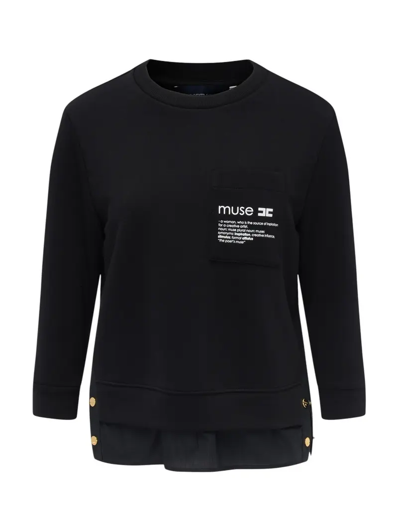 ELISABETTA FRANCHI Maglia Donna MD00656E2 110 Nero