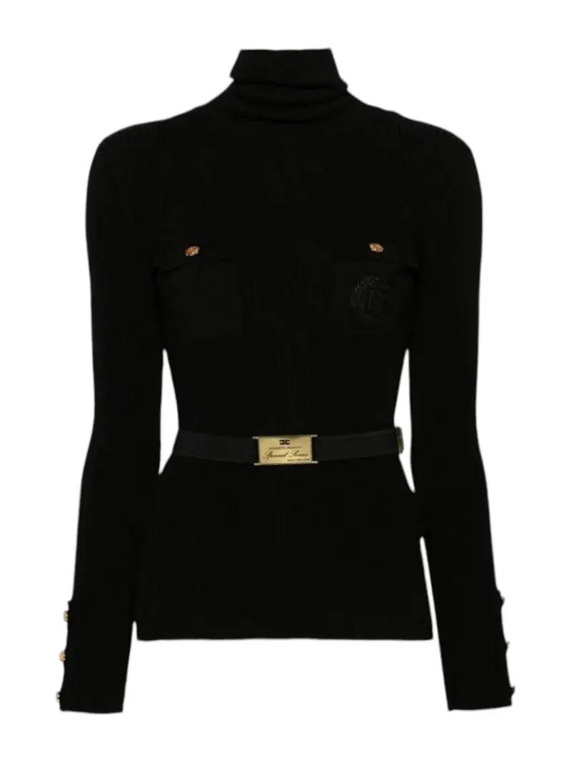 ELISABETTA FRANCHI Maglione Donna MK11B46E2 110 Nero