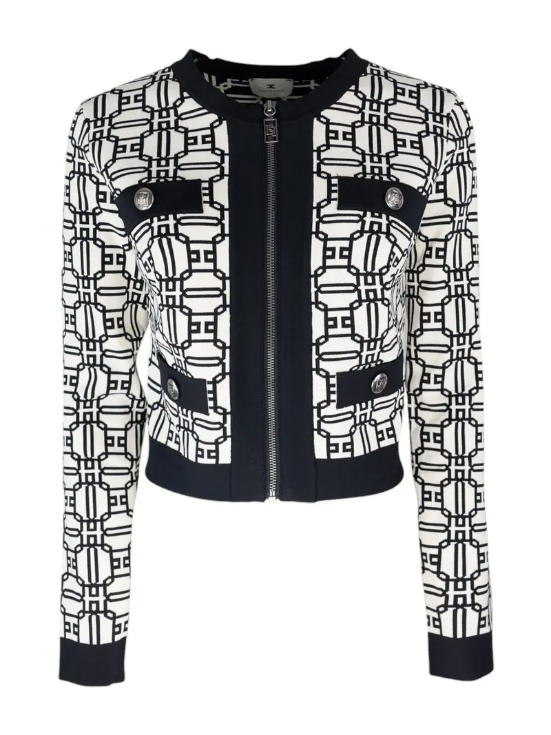 ELISABETTA FRANCHI Maglione Donna MK32B47E2 E84 Bianco