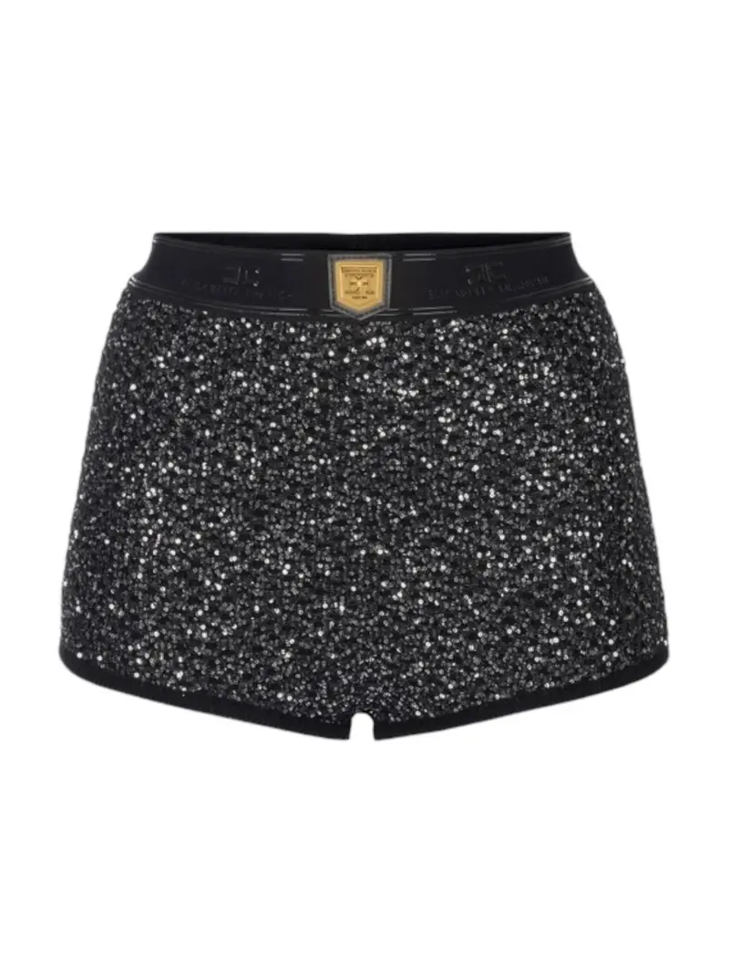 ELISABETTA FRANCHI Pantaloncino Donna KS01M47E2 X16 Nero