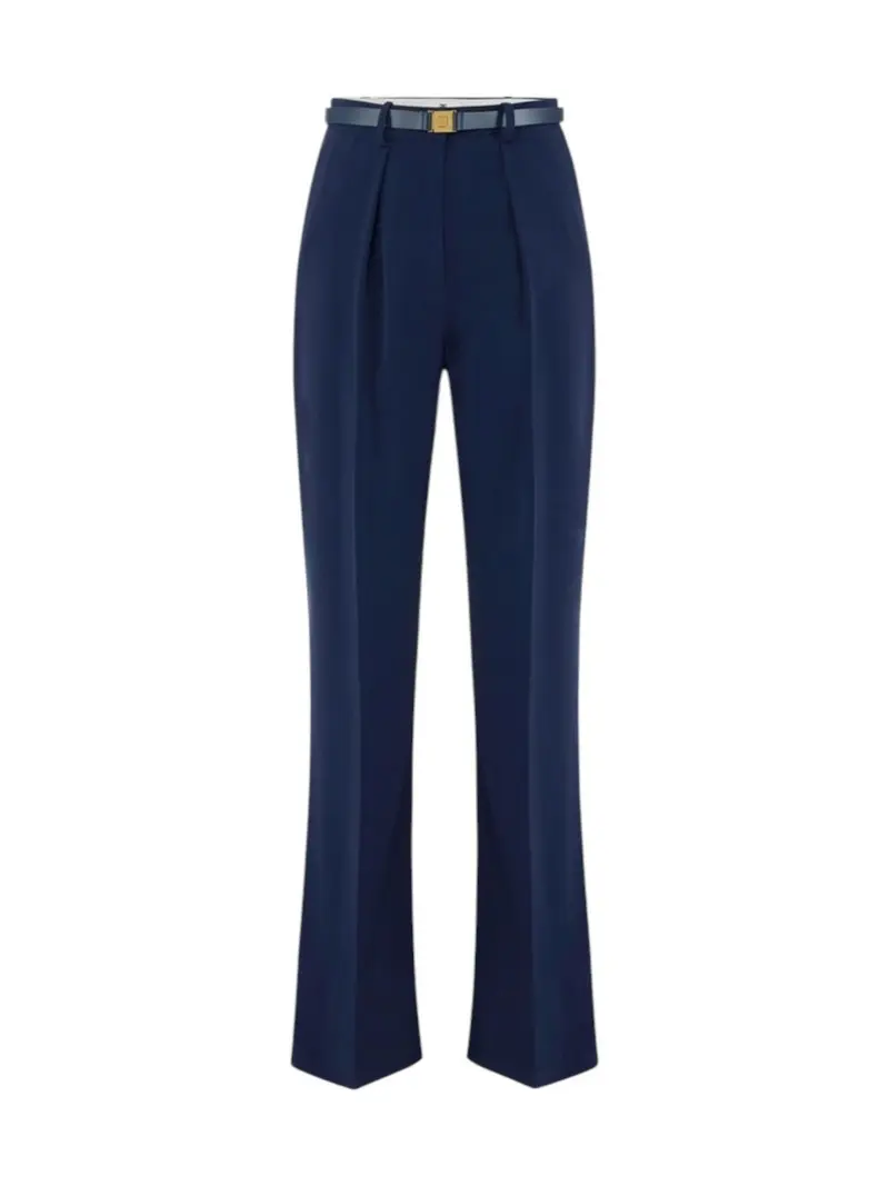 ELISABETTA FRANCHI Pantalone Donna BLU NOTTE- PA20766E2 H88