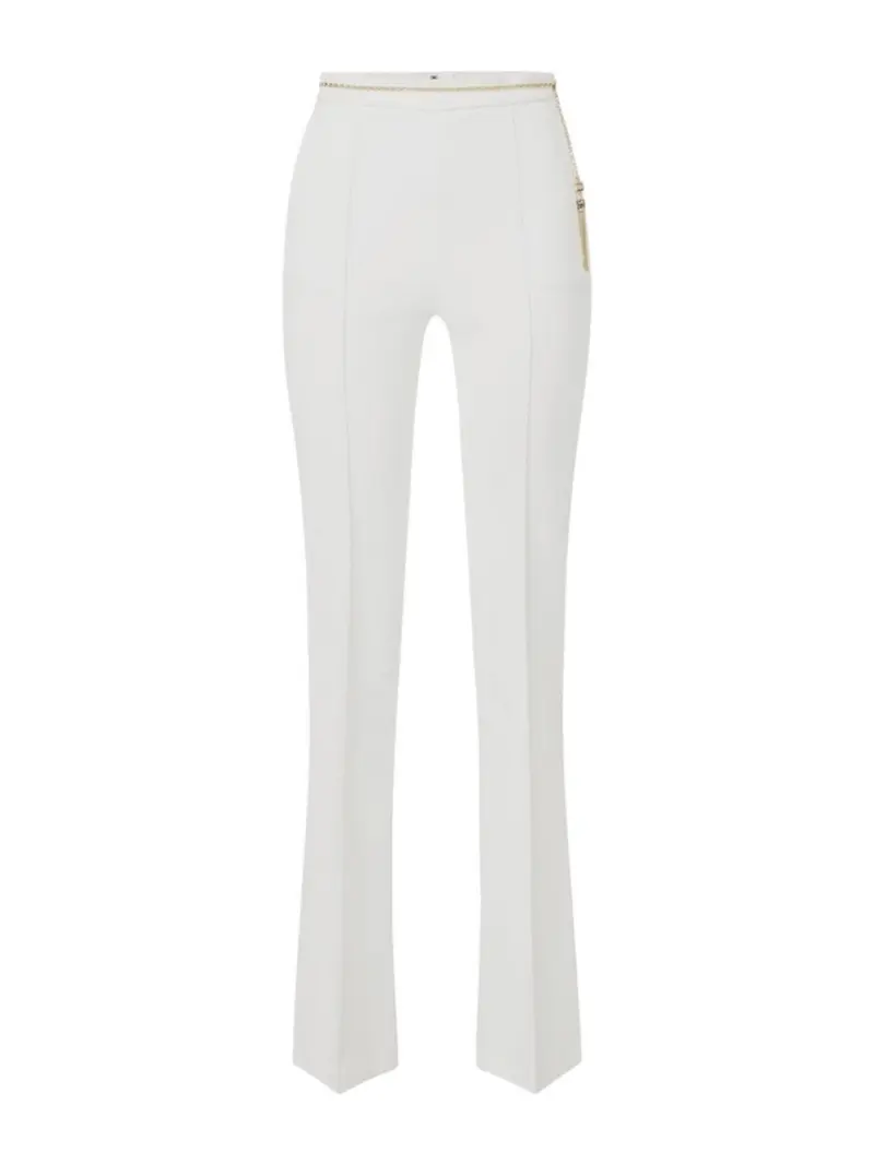 ELISABETTA FRANCHI Pantalone Donna PA14157E2 360 Avorio