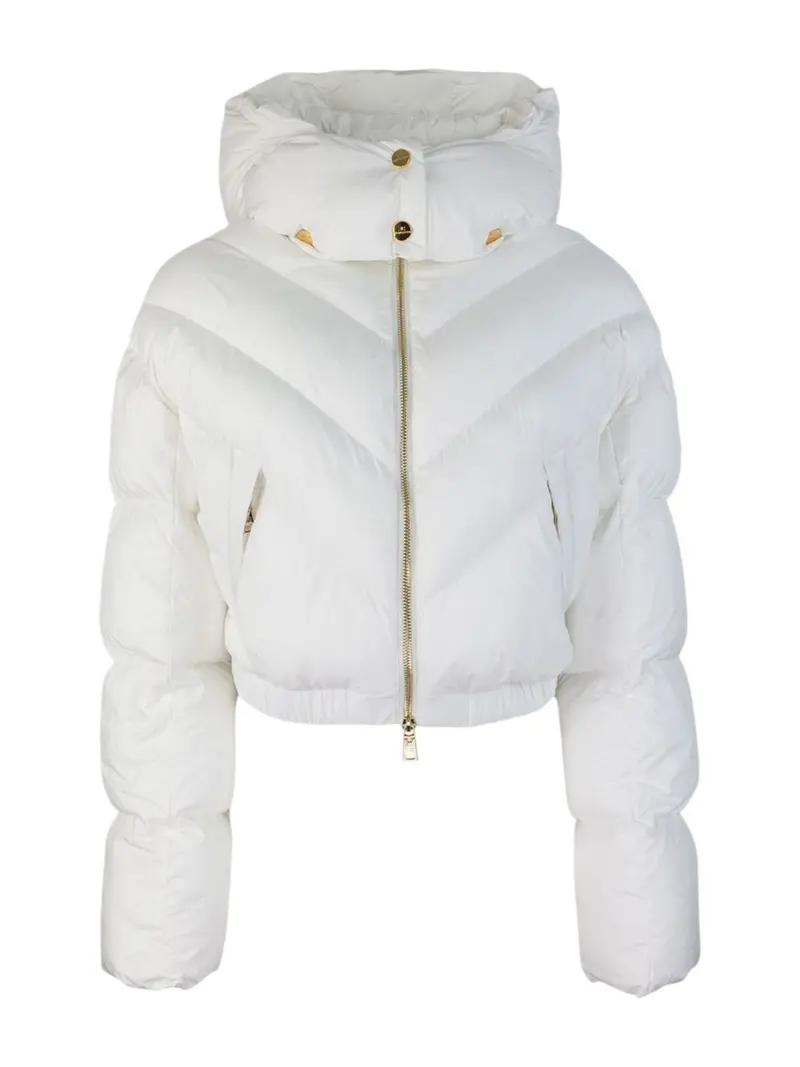 ELISABETTA FRANCHI Piumino Donna  PI73D46E2 360 Avorio