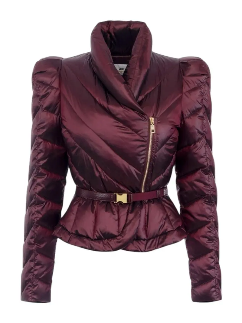 ELISABETTA FRANCHI Piumino Donna  PI89Z56E2 EA4 MERLOT