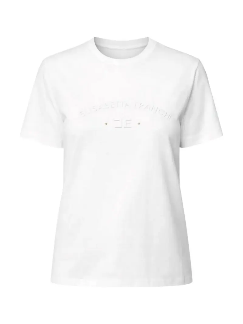 ELISABETTA FRANCHI T-shirt Donna  MA01761E2 270 GESSO