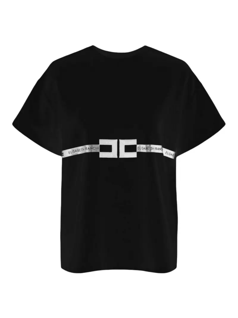 ELISABETTA FRANCHI T-shirt Donna MA02256E2 110 Nero