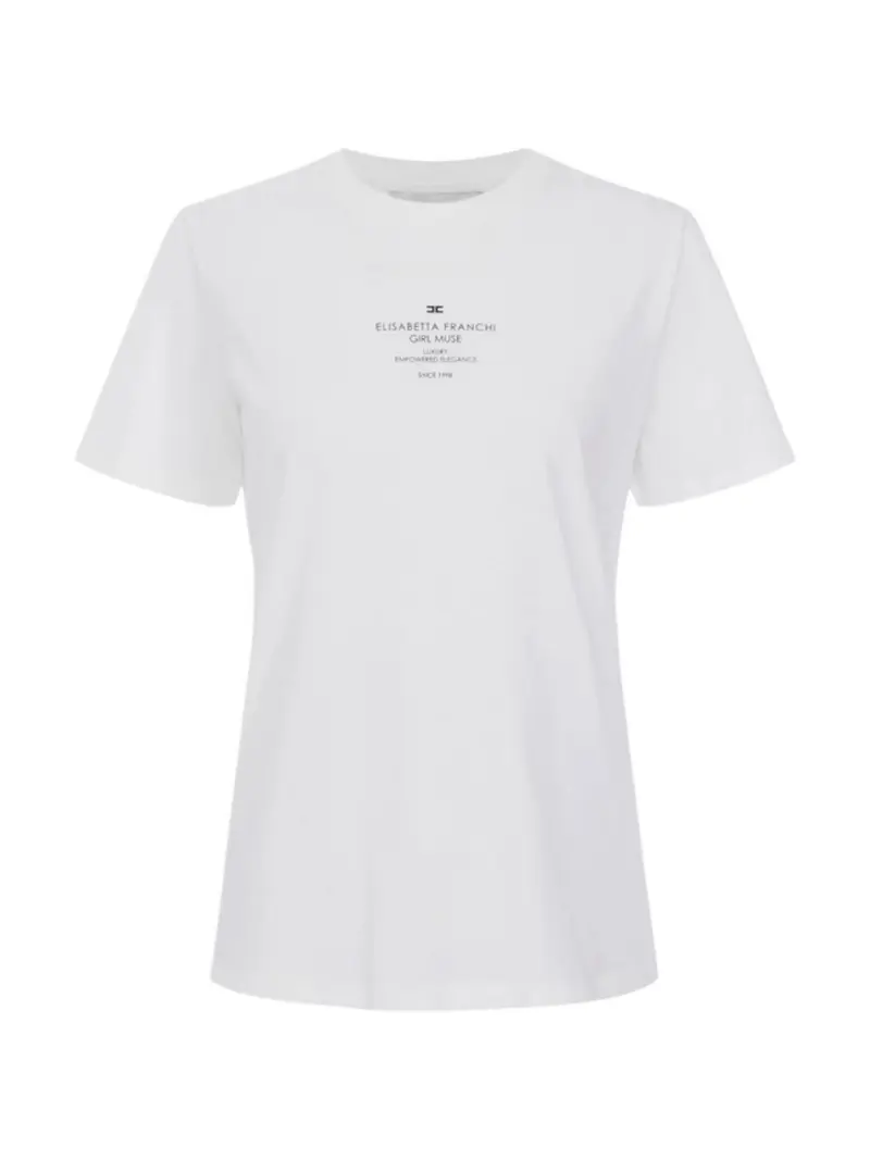 ELISABETTA FRANCHI T-shirt Donna  MA63D56E2 270 GESSO