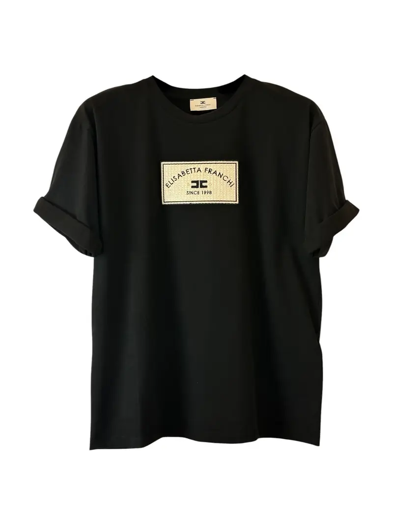 ELISABETTA FRANCHI T-Shirt e Polo Donna  MA03551E2-110 Nero