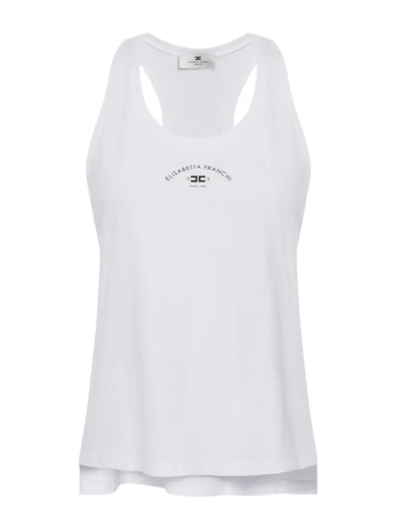 ELISABETTA FRANCHI Top Donna  CN00251E2-270 Bianco