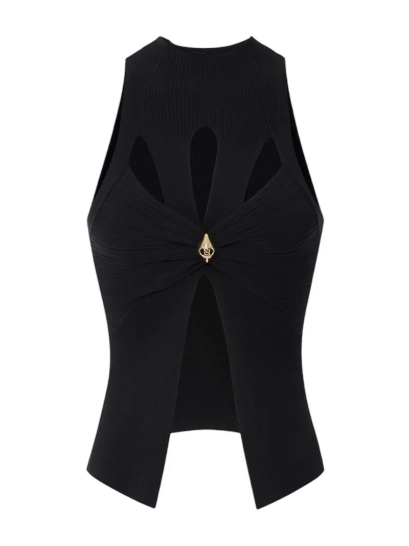 ELISABETTA FRANCHI Top Donna  TK30B51E2-110 Nero