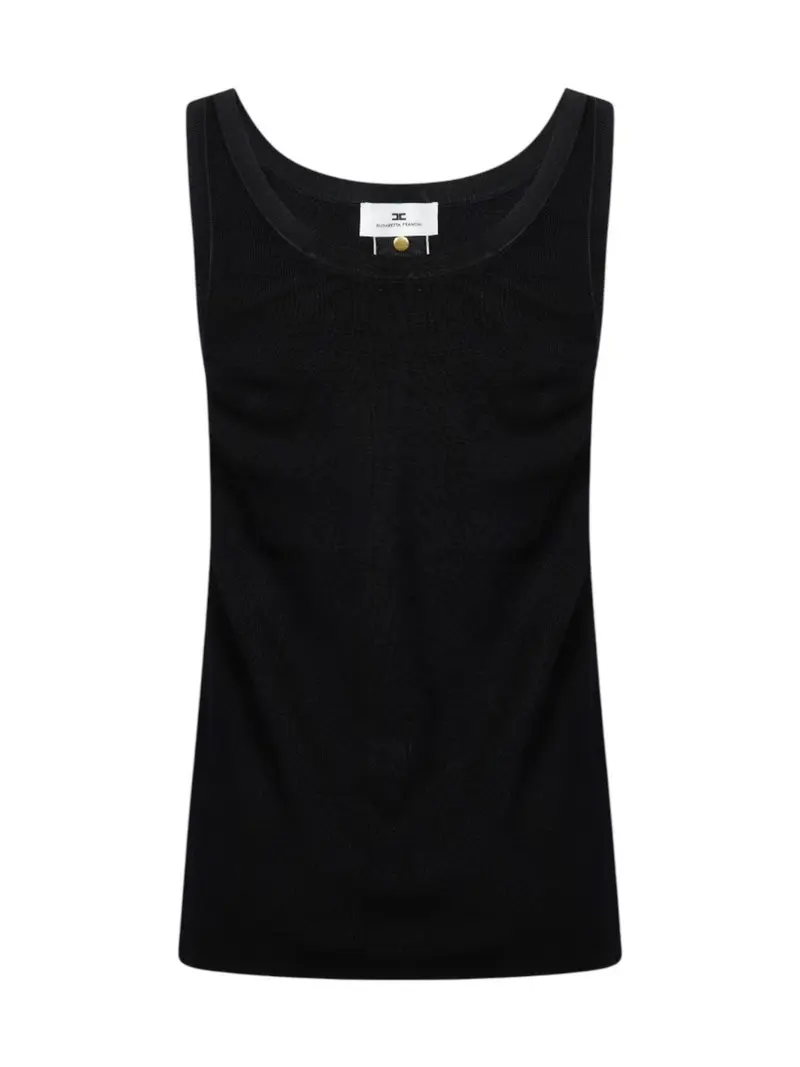 ELISABETTA FRANCHI Top Donna  TK72S61E2 685 NERO/BURRO