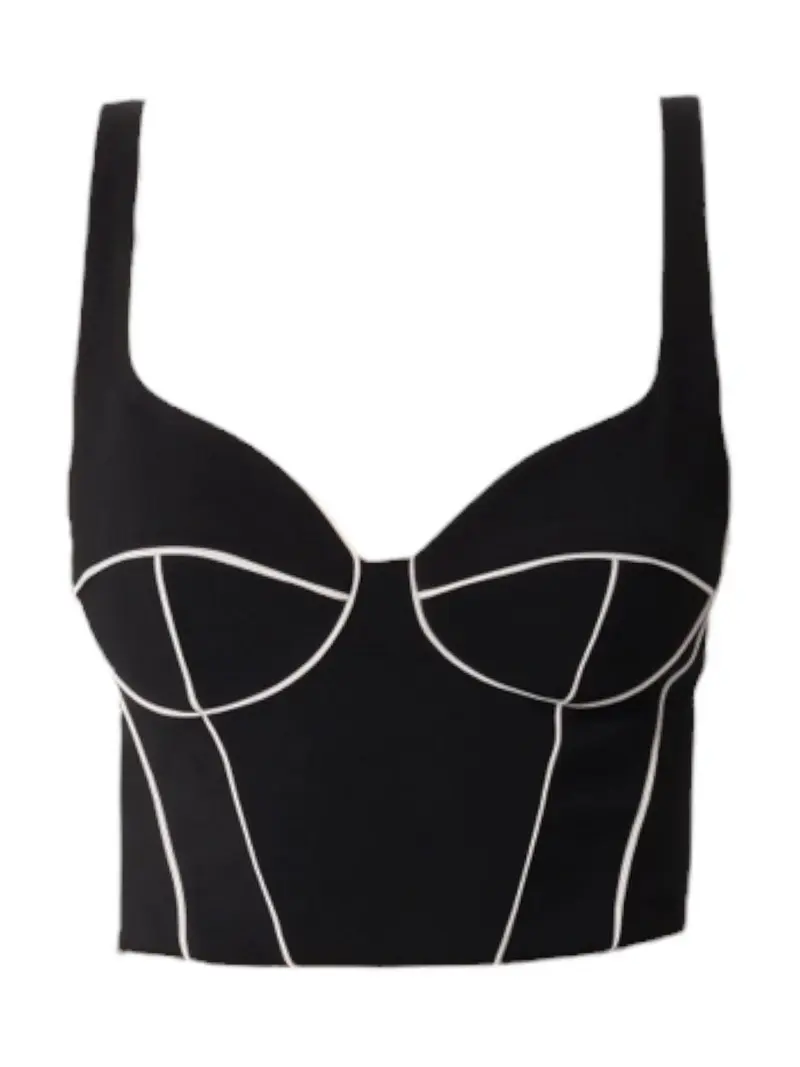 ELISABETTA FRANCHI Top Donna  TO02451E2-685 Nero