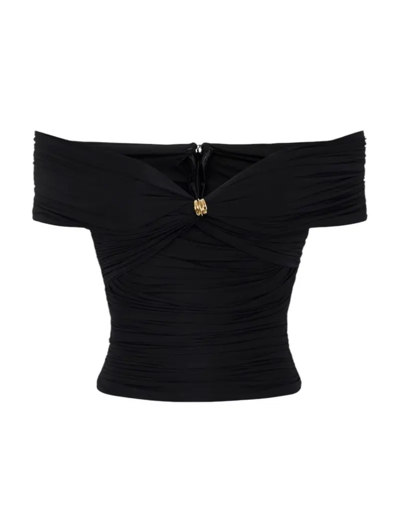 ELISABETTA FRANCHI Top Donna  TO03852E2-110 Nero