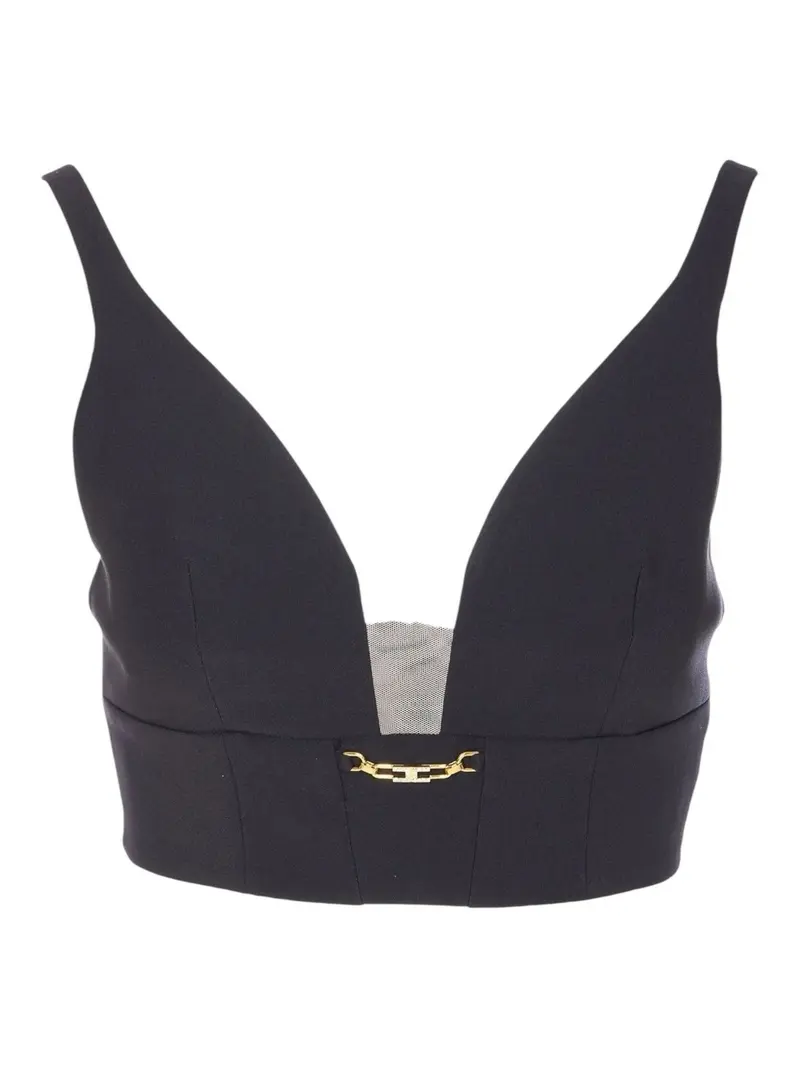 ELISABETTA FRANCHI Top Donna  TO04857E2 110 Nero