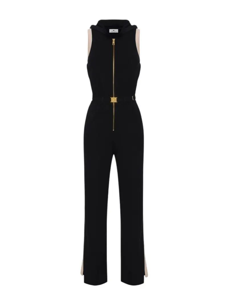 ELISABETTA FRANCHI Tuta Donna  KT68S61E2 685 NERO/BURRO