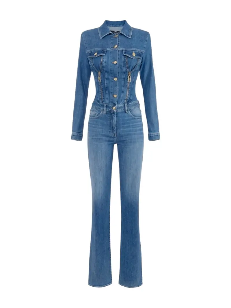 ELISABETTA FRANCHI Tuta Donna TJ33I46E2 104 Blu