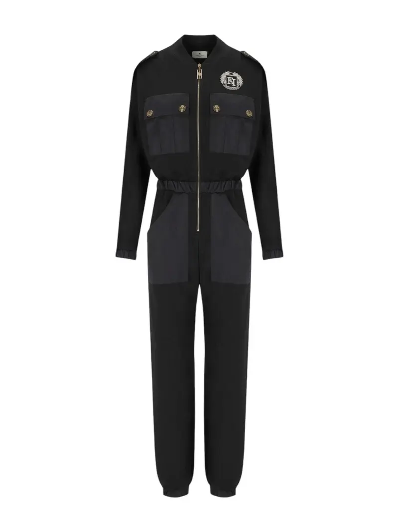 ELISABETTA FRANCHI Tuta Donna  TU01146E2 110 Nero