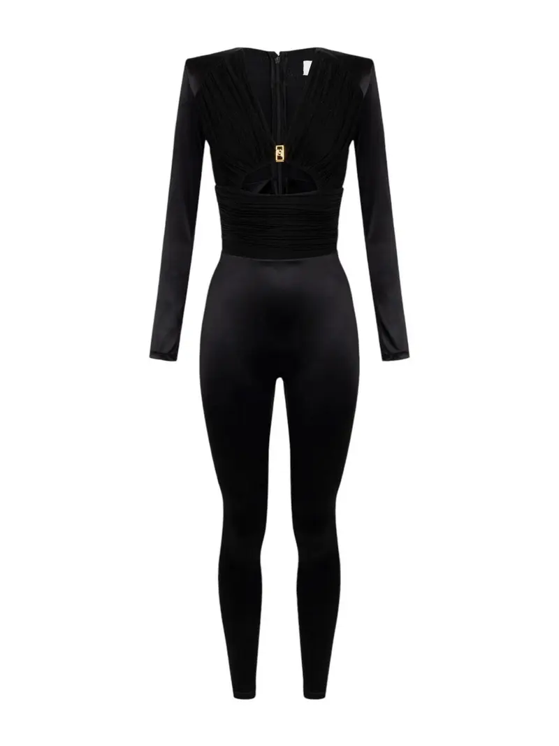 ELISABETTA FRANCHI Tuta Donna  TU01946E2 110 Nero