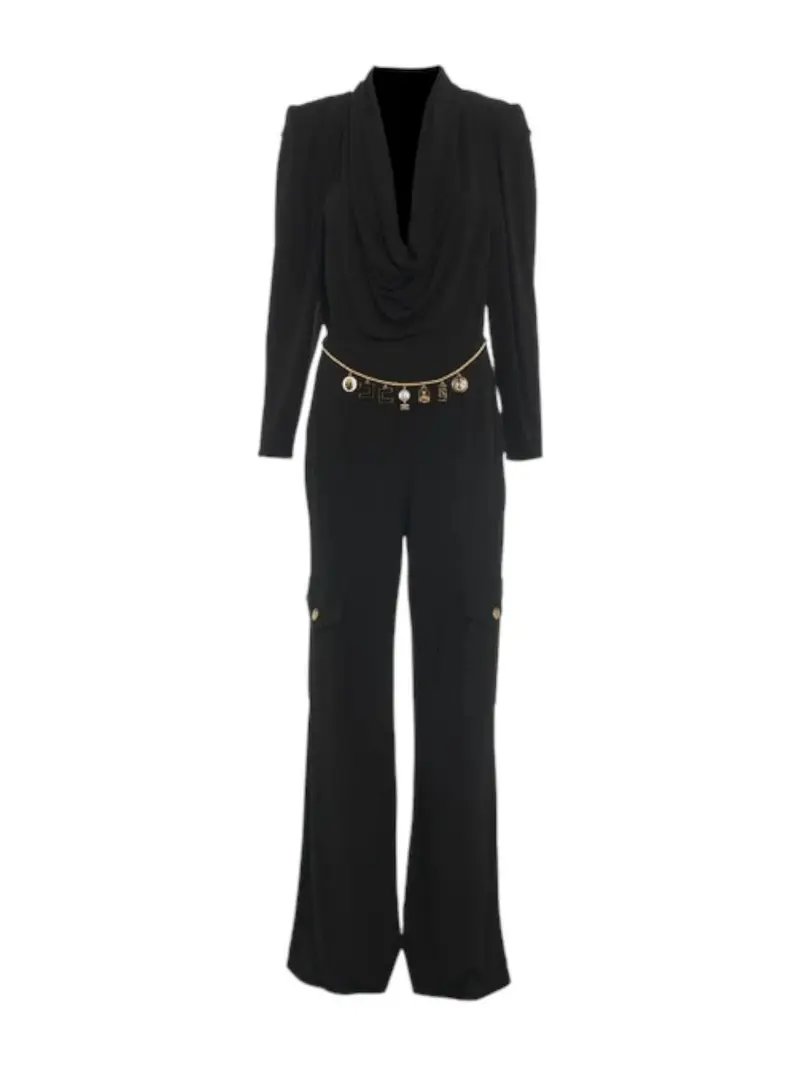 ELISABETTA FRANCHI Tuta Donna TU03147E2 110 Nero