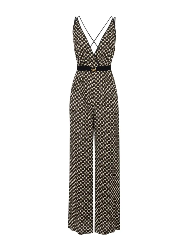 ELISABETTA FRANCHI Tuta Donna  TU03551E2-DJ5 Nero