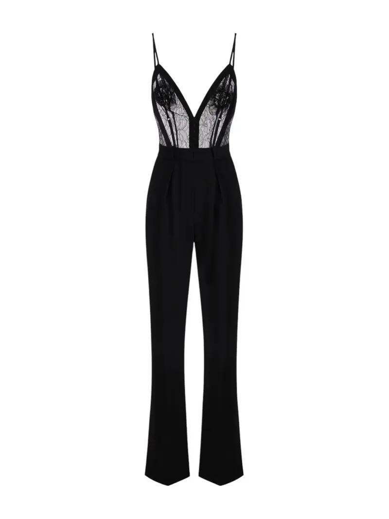 ELISABETTA FRANCHI Tuta Donna  TU04952E2-110 Nero