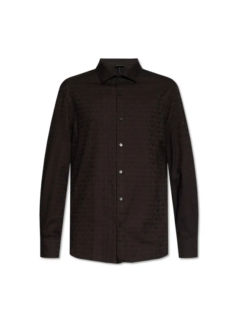 EMPORIO ARMANI Camicia Uomo  3D1C86 1NIUZ F056 Nero