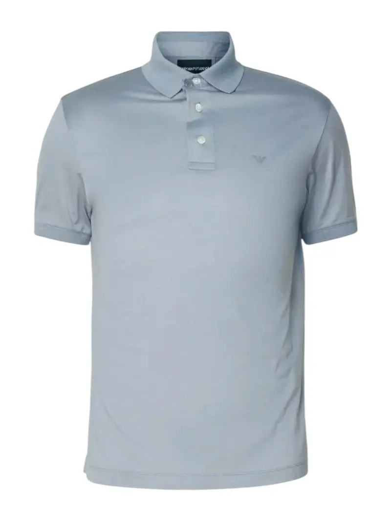 EMPORIO ARMANI Polo Uomo  8N1F98 1JUVZ U9378 SUBDUED BLUE