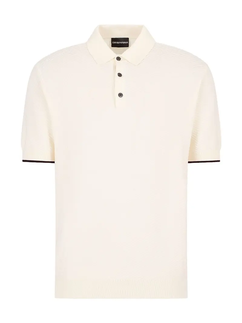 EMPORIO ARMANI T-Shirt e Polo Uomo  3D1MXM 1MPGZ F110 Bianco