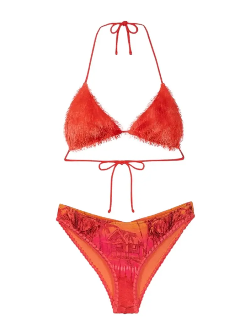 F**K Costume da bagno Donna  FK25-0740X17 ORANGE