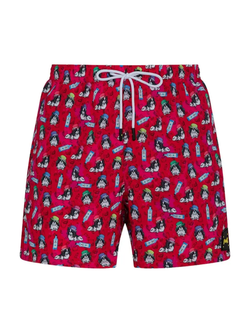 F**K Costume da bagno Uomo  FK24-2060X18 Rosso
