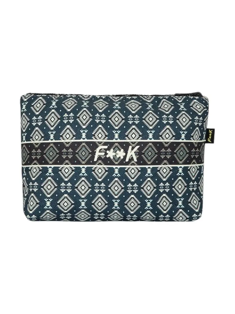 F**K Pochette Uomo  FA25-U01AU92X05 BLU/BIANCO