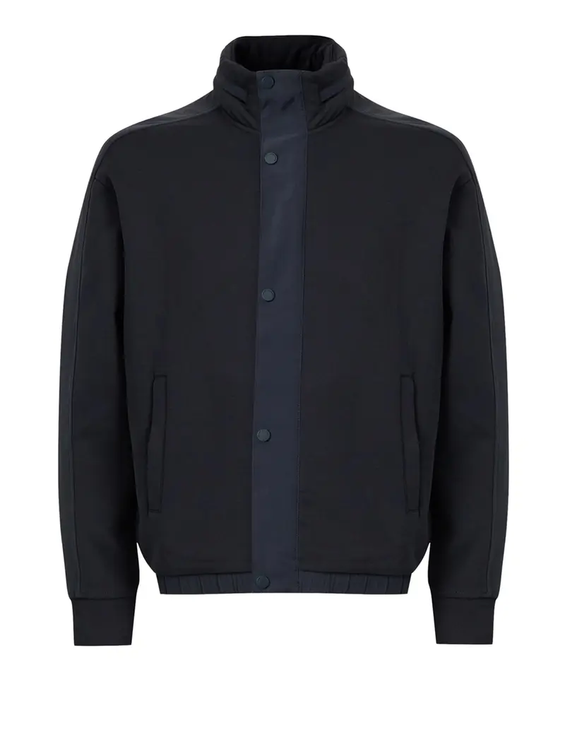 Felpa Armani Exchange Tinta Unita - Blu