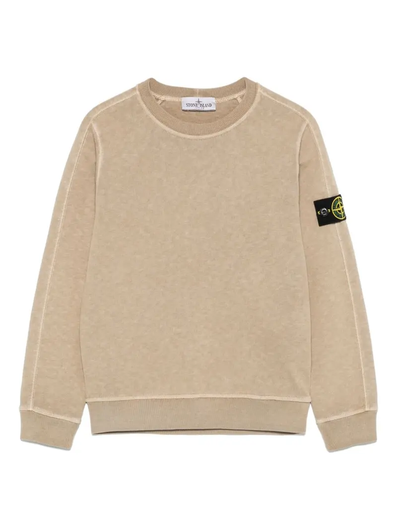 Felpa beige per bambino