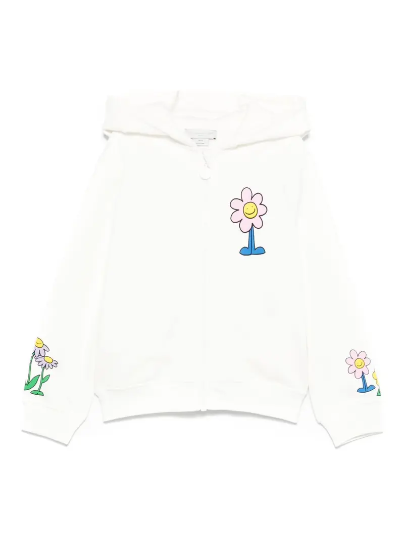 Felpa bianca per bambina