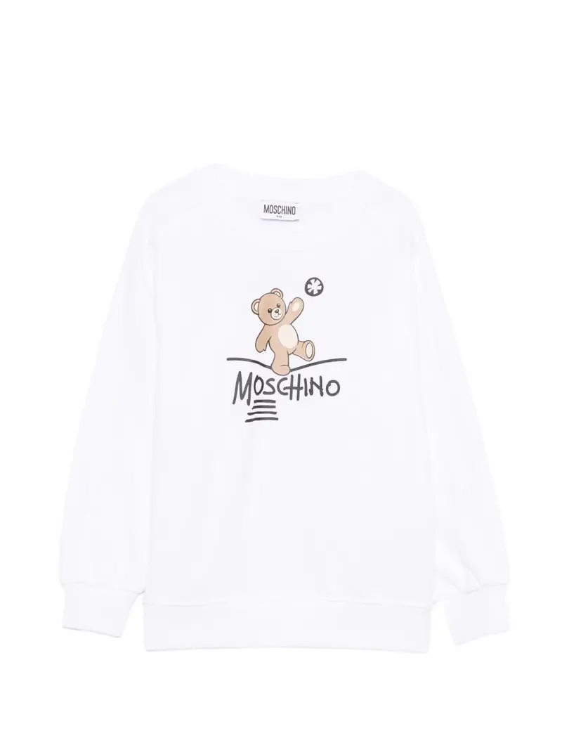 Felpa bianca per bambino
