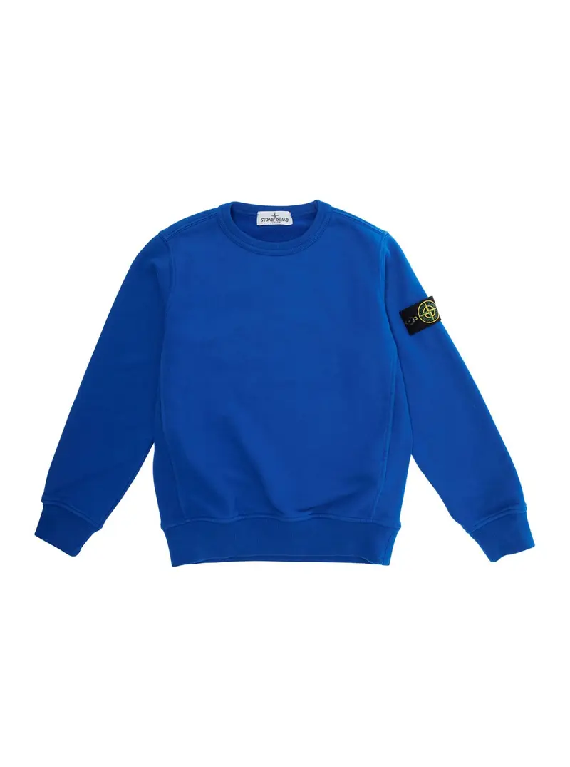 Felpa blu elettrico per bambino