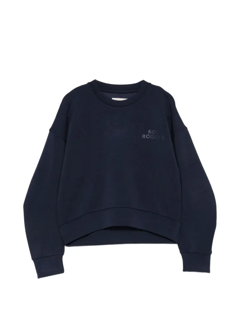 Felpa blu navy per bambina