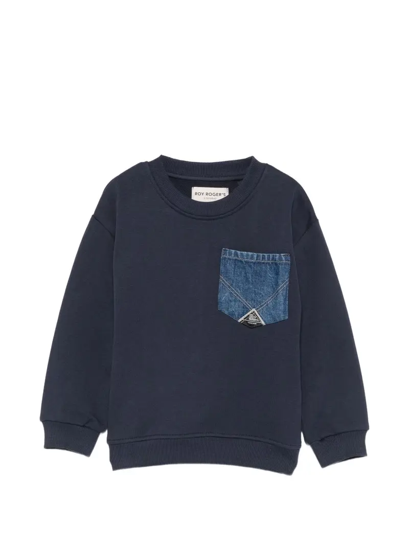 Felpa blu navy per bambino