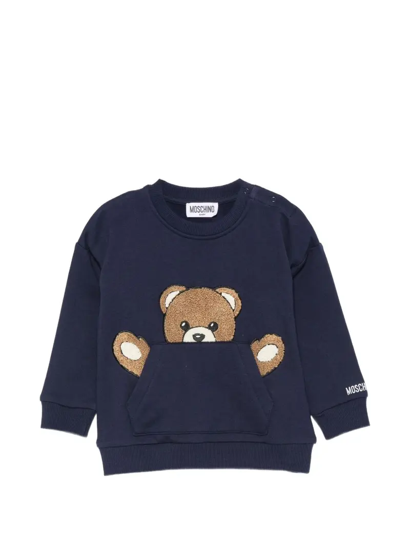 Felpa blu navy per neonato