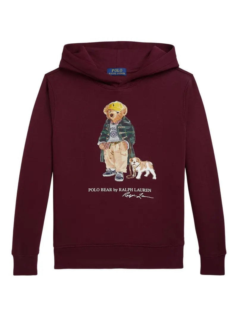 Felpa bordeaux per bambino