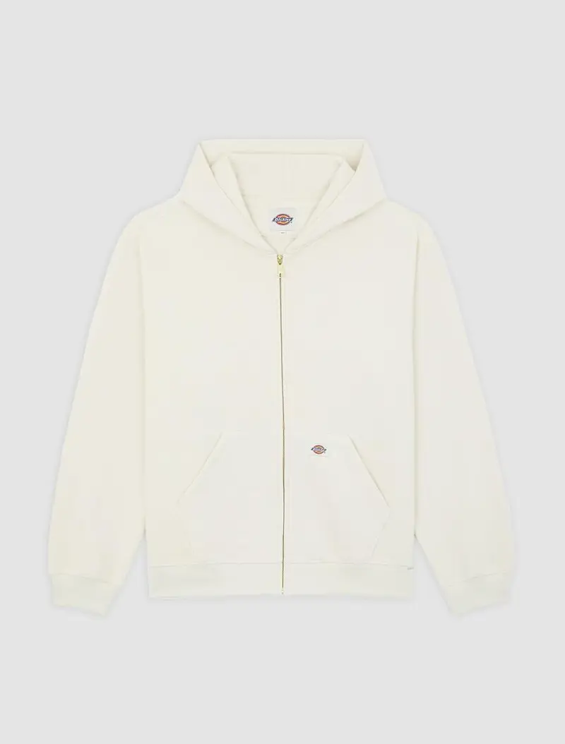 Felpa con cappuccio e zip Mineral