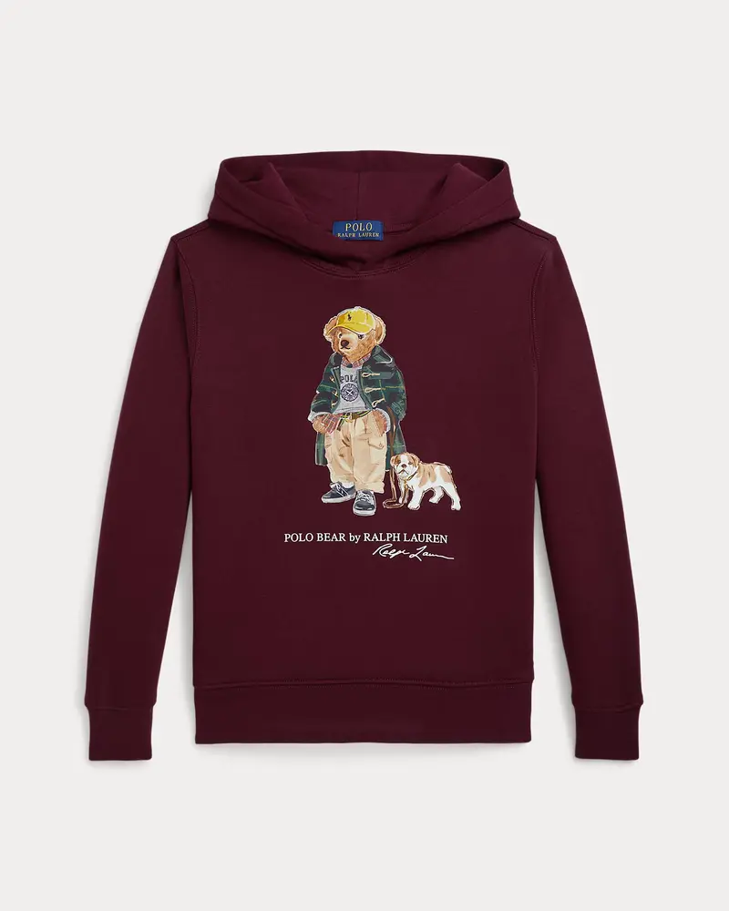 Felpa con cappuccio polo bear