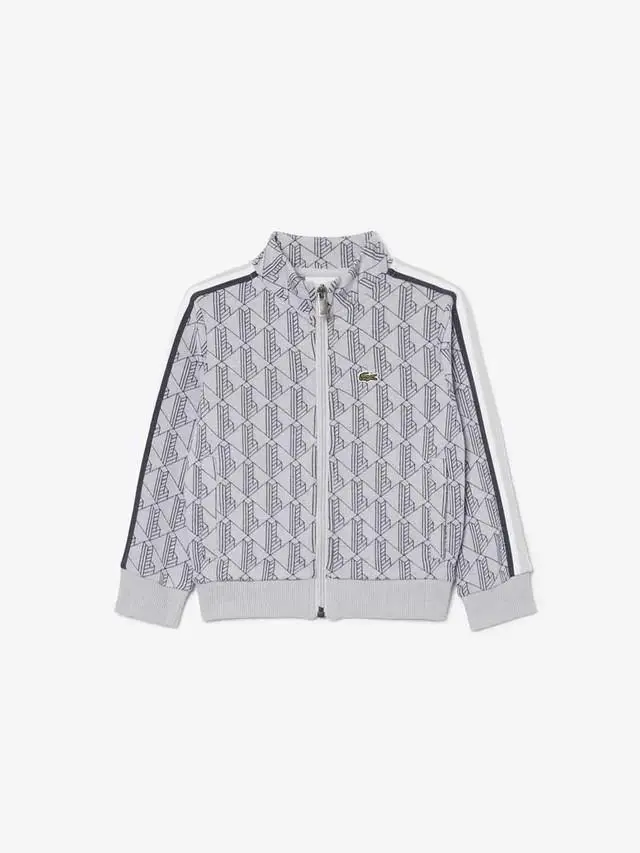 Felpa con logo all-over