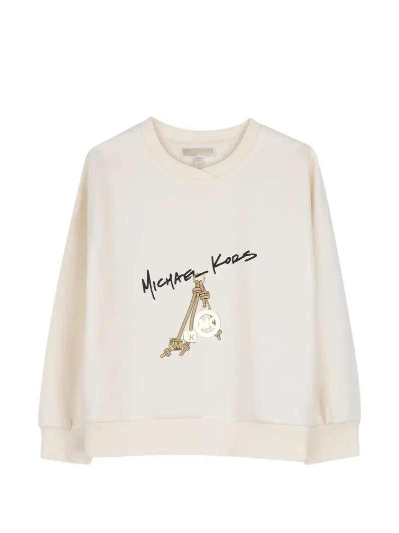 Felpa crema per bambina