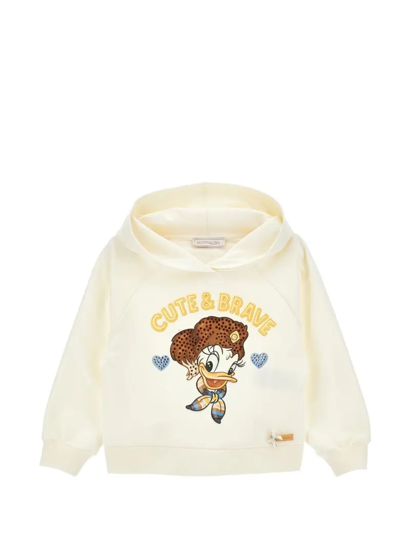 Felpa crema per bambina
