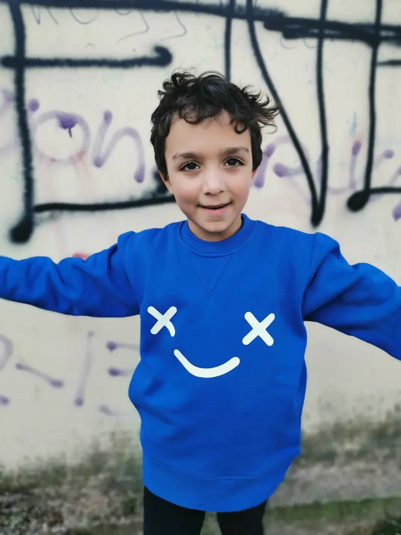 Felpa girocollo bambino unisex