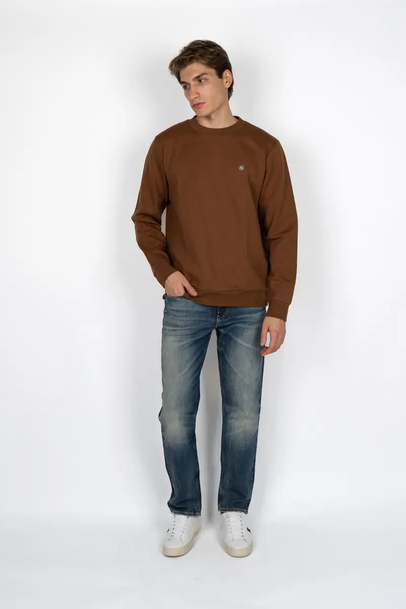 Felpa in miscela cotone con monogramma Double B